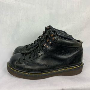 DR MARTENS chunky hiker style lace up ankle boots
